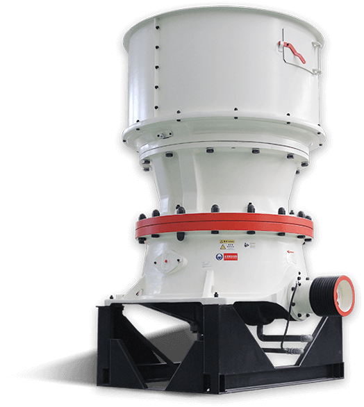 Single cylinder cone crusher