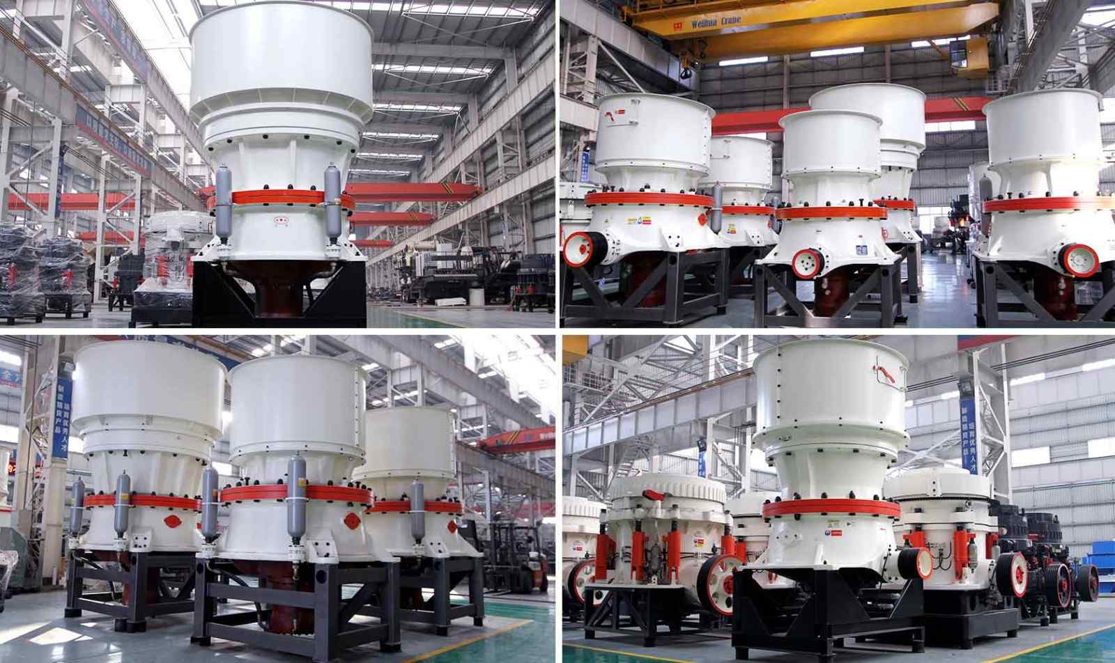 Single cylinder cone crusher